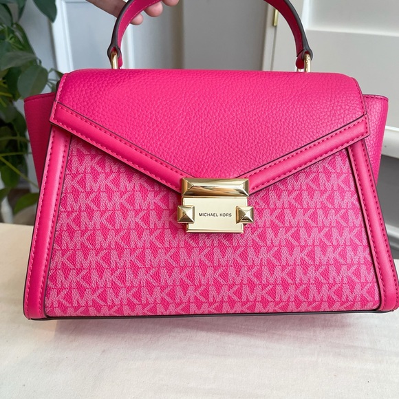 🌸NeW! Michael Kors Whitney Flap Satchel - Picture 6 of 10